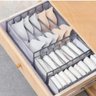 Colmeia Organizadora Gaveta Tela Nylon Respirável 32x32x12cm:cinza - 6