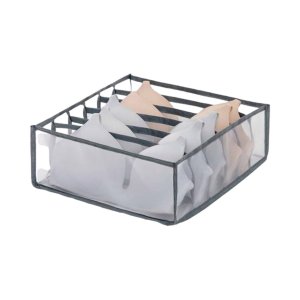 Colmeia Organizadora Gaveta Tela Nylon Respirável 32x32x12cm:cinza