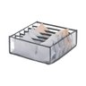 Colmeia Organizadora Gaveta Tela Nylon Respirável 32x32x12cm:cinza - 1