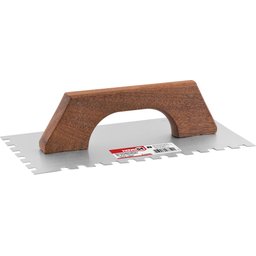 Desempenadeira Aço Dentada 12,0x25,0cm Cabo Total Madeira Fe - 1