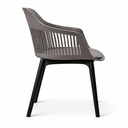Ver imagem 7 de Kit 4 Cadeiras Marcela Montreal em Polipropileno com Assento Estofado - Design Moderno com Conforto