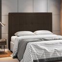 Ver imagem 2 de Cabeceira Cama Box Casal Queen 160cm Paolla P02 Veludo Marrom - Mpozenato