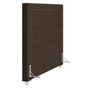 Ver imagem 4 de Cabeceira Cama Box Casal Queen 160cm Paolla P02 Veludo Marrom - Mpozenato