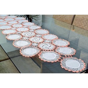 Caminho de Crochê Linha Cléa 1,55m - Stella Arte & Tear