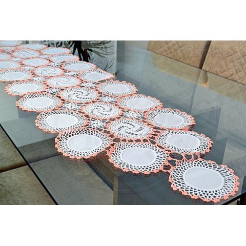 Caminho de Crochê Linha Cléa 1,55m - Stella Arte & Tear