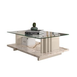 Mesa de Centro para Sala de Estar Retangular Frizz - 2
