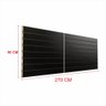 Painel Canaletado 18mm Preto Altura 90cm Comp 270cm - 1