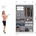 Ver imagem 3 de Guarda Roupa 4 Portas Paris Espresso Móveis Branco