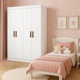 Guarda Roupa 4 Portas Paris Espresso Móveis - 6 Guarda Roupa 4 Portas Paris Espresso Móveis - 6