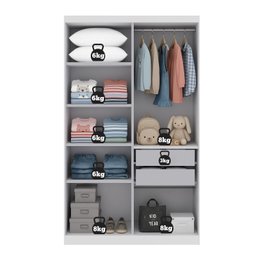 Guarda Roupa 4 Portas Paris Espresso Móveis - 5 Guarda Roupa 4 Portas Paris Espresso Móveis - 5