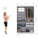 Ver imagem 3 de Guarda Roupa 4 Portas Paris Espresso Móveis