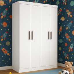 Guarda Roupa 4 Portas Paris Espresso Móveis - 7 Guarda Roupa 4 Portas Paris Espresso Móveis - 7