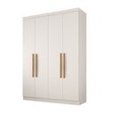 Ver imagem 2 de Guarda Roupa 4 Portas Paris Espresso Móveis Branco