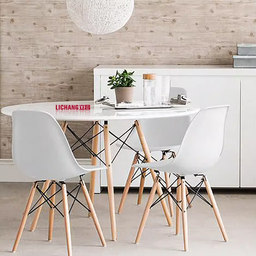 Mesa de Jantar 110cm Tampo Mdf Desing Moderno - 9
