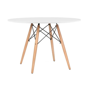 Mesa de Jantar 110cm Tampo Mdf Desing Moderno