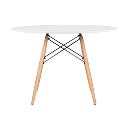 Mesa de Jantar 110cm Tampo Mdf Desing Moderno - 8
