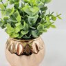 Vaso Rose Gold Gota 7x9x9cm Vasinho Cachepot Redondo - 7