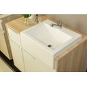 Ver imagem 1 de Cuba de Apoio Mármore Sintético Tóquio Móveis Bosi