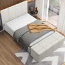 Ver imagem 2 de Cabeceira Cama Box Queen 160 cm Roma W01 Linho Champagne - Lyam Decor