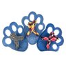 Kit 3 Brinquedo Mordedor Sandália Dog Cristal Cor: Azul - 2