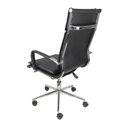 Ver imagem 2 de Kit 4 Cadeiras Escritorio Presidente Design Italiano com Relax Corino 3304 Preto