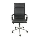 Ver imagem 5 de Kit 4 Cadeiras Escritorio Presidente Design Italiano com Relax Corino 3304 Preto