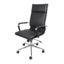 Ver imagem 3 de Kit 4 Cadeiras Escritorio Presidente Design Italiano com Relax Corino 3304 Preto