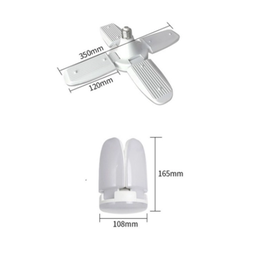 Lâmpada Led para Sala Cozinha Garagem Lâmina Deformável 60w E27 - 3
