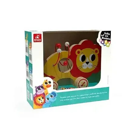 Ver imagem 2 de Brinquedo Aramado Montanha Baby Safari Leãozinho Montessori
