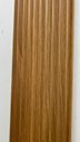 Ver imagem 1 de Painel Ripado Interno em Wpc 2,90m X 12cm Cor Amadeirado