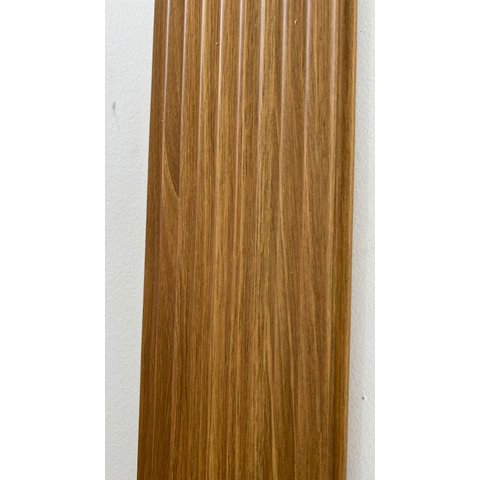 Painel Ripado Interno em Wpc 2,90m X 12cm Cor Amadeirado