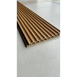Painel Ripado Interno em Wpc 2,90m X 12cm Cor Amadeirado - 4