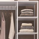 Ver imagem 3 de Guarda Roupa Closet 100cm com 3 Gavetas Lizze Branco Z54 - Mpozenato