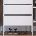 Ver imagem 2 de Guarda Roupa Closet 100cm com 3 Gavetas Lizze Branco Z54 - Mpozenato