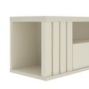 Ver imagem 4 de Rack Ripado Suspenso Luxo para TV até 60 Polegadas com Nichos e Portas 135 cm