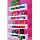 Ver imagem 2 de Kit 4 Prateleiras Revisteiro de Parede Infantil Nicho Organizador de Pelúcia Brinquedos Quarto de Cr