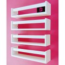 Ver imagem 1 de Kit 4 Prateleiras Revisteiro de Parede Infantil Nicho Organizador de Pelúcia Brinquedos Quarto de Cr