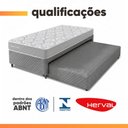 Ver imagem 6 de Bicama Box Solteiro com Auxiliar e Colchão Double Face 100% D33 Eden 88x188x50cm Herval