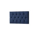 Ver imagem 2 de Cabeceira Painel Estofada Paris Suede Azul Solteiro 90cm para Cama Box