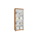 Ver imagem 3 de Armário Multiuso Slim 2 Portas com Prateleiras Cinamomo Off White Formimóveis