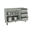 Ver imagem 2 de Balcão de Cozinha para Pia 120 Cm Koya 2 Portas 3 Gavetas Verde Oliva - Politorno