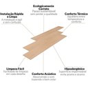 Ver imagem 5 de Kit Piso Vinílico Colado Régua Sofisticato 2mm 40m²