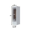 Ver imagem 2 de Balcão 20cm com Tampo Porta Toalha Americana Henn - Branco Hp Fosco/calcare