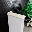 Ver imagem 1 de Balcão 20cm com Tampo Porta Toalha Americana Henn - Branco Hp Fosco/calcare