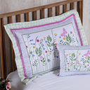 Ver imagem 4 de Kit Edredom Girl Solteiro Infantil 300 Fios Estampa Jardins 4 Pçs