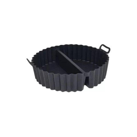 Forma de Silicone com Divisoria - Preta