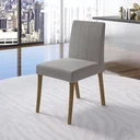 Ver mais imagens de Conjunto Sala de Jantar Mesa com Vidro e 4 Cadeiras Cristal