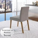 Ver imagem 5 de Conjunto Sala de Jantar Mesa com Vidro e 4 Cadeiras Cristal