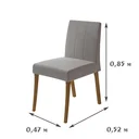 Ver imagem 4 de Conjunto Sala de Jantar Mesa com Vidro e 4 Cadeiras Cristal