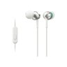 Fone de Ouvido Sony Mdr Ex110ap com Microfone - Branco - 1